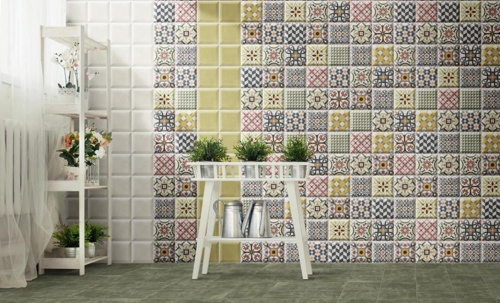 Плитка керамическая Mainzu Bombato Blanco настенная 15х15